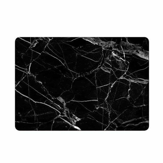 Black Marble Grain Skin Laptop Sticker for Apple Macbook
