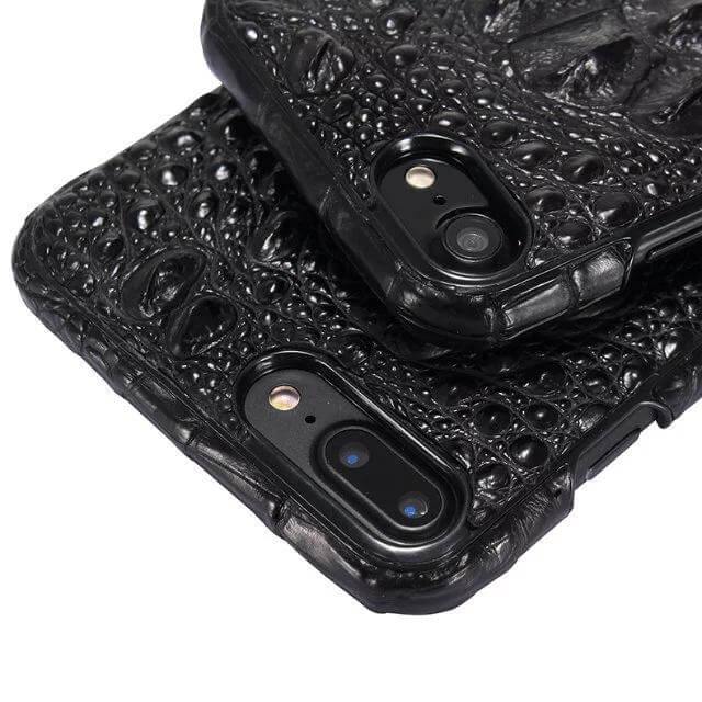 Luxury 3D Crocodile Skin Leather Case for iPhone Models