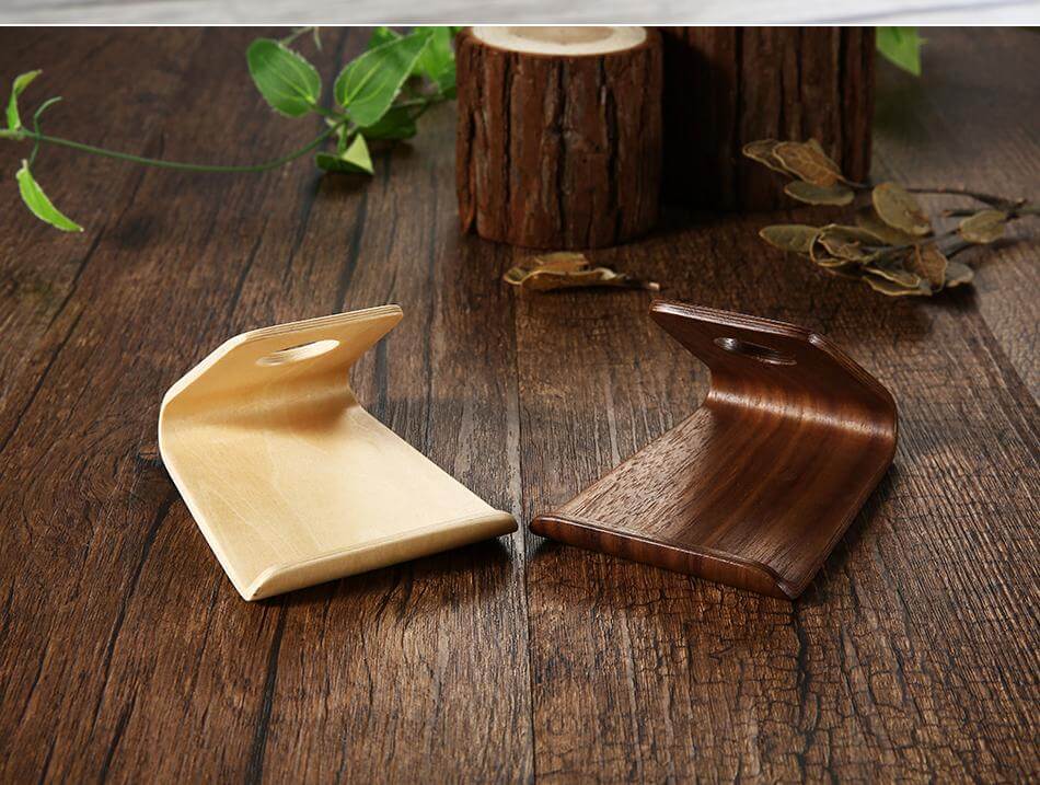 Wooden Phone Holder Stand Station Dock For Iphone Models