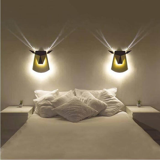 Modern Creative Led Deer Shaped Wall Lamps - UTILITY5STORE