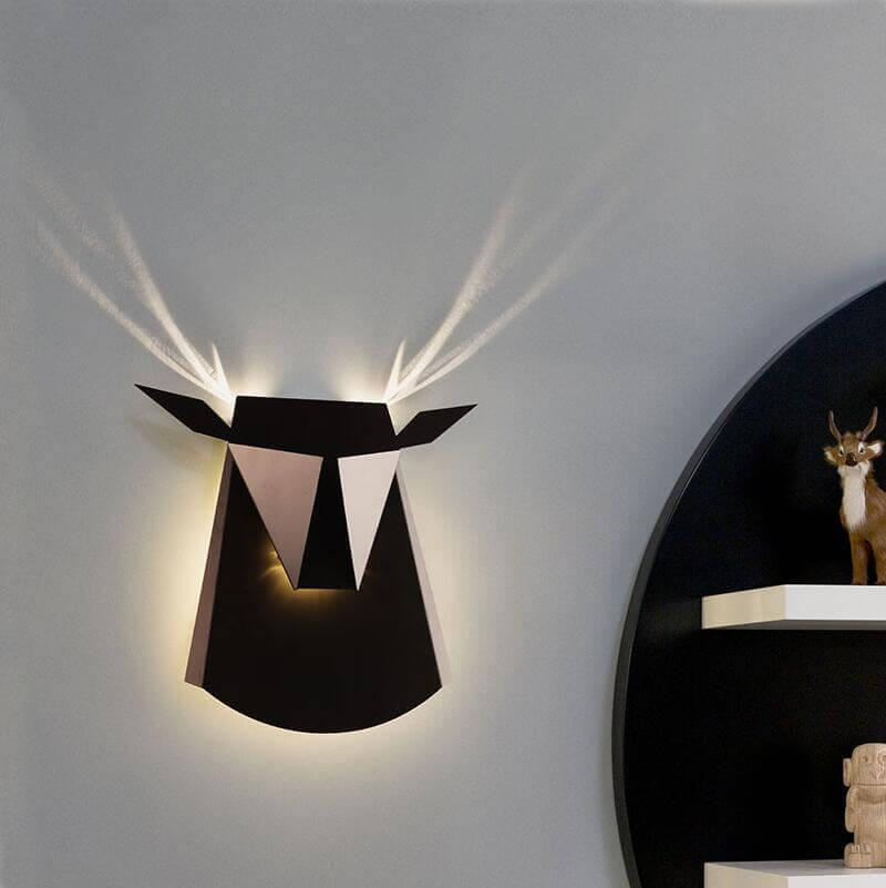 Modern Creative Led Deer Shaped Wall Lamps - UTILITY5STORE