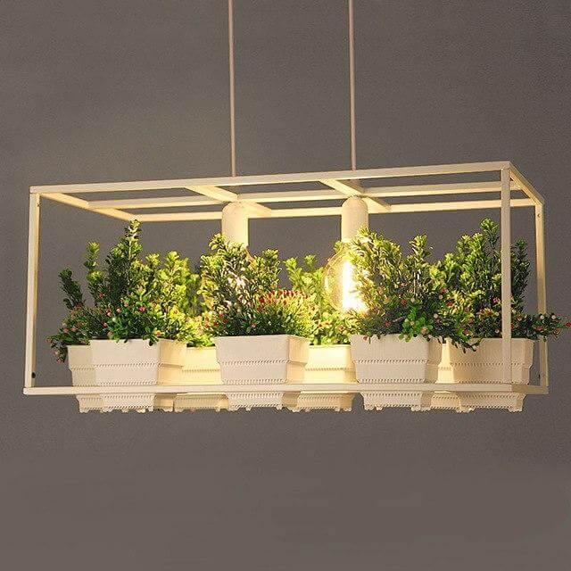 Modern Simple Creative Plant Chandelier Lamps