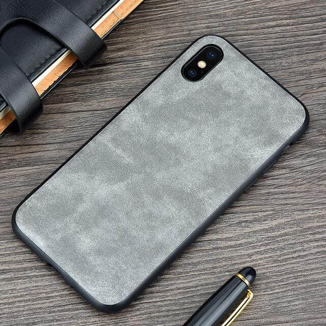 Vintage PU Leather Case for iPhone X and Other Models