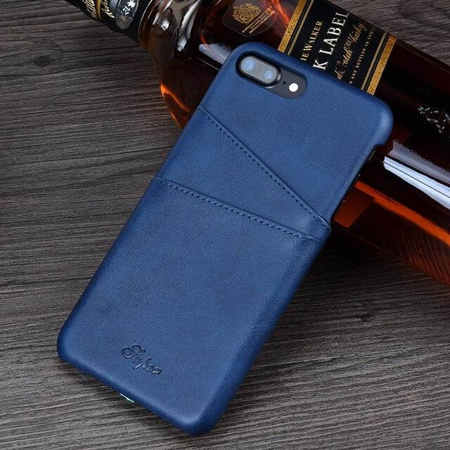 Luxury Leather Wallet Case for Iphone Models