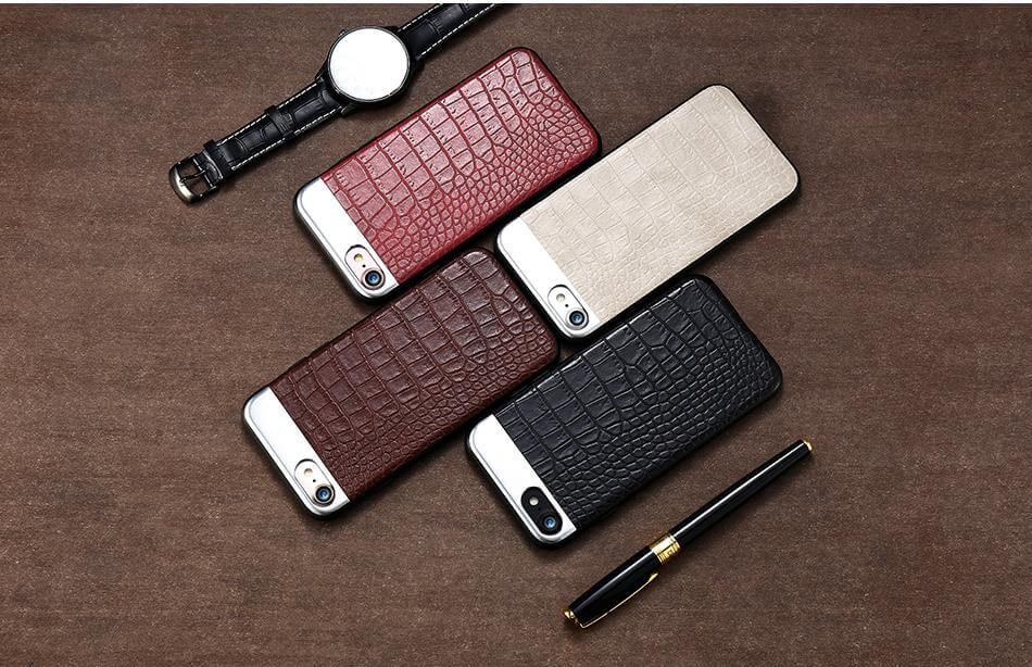 Luxury Protection iPhone 6&amp;7 Case Metal Leather Case