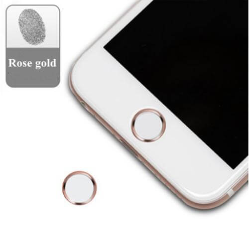 Luxury Metal Aluminum Touch ID Ring Sticker for Iphone Models