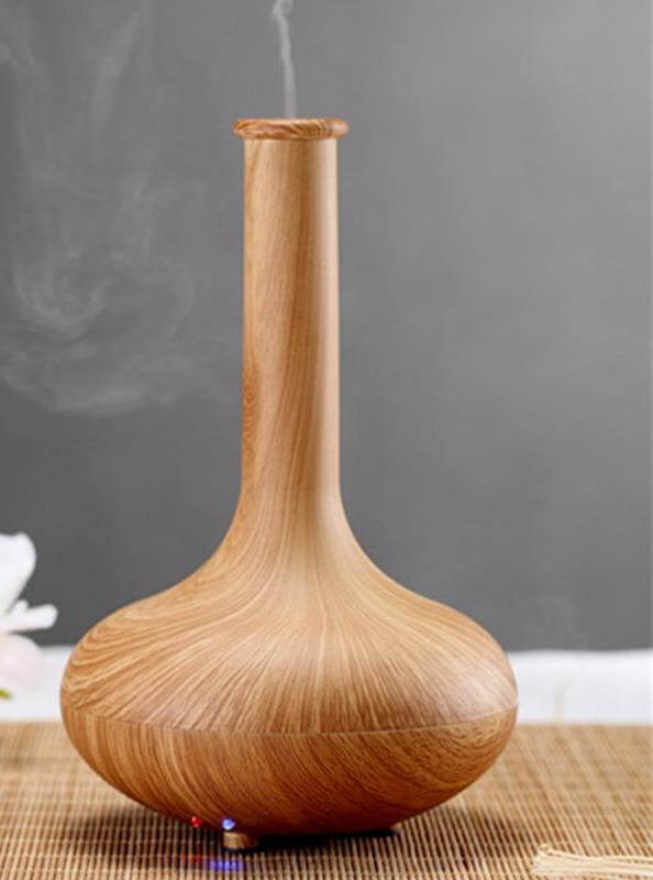 Light Wood 160ml Ultrasonic Mist Maker Air Humidifier