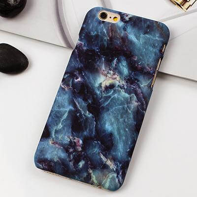 Retro Stone Marble Cases for iPhone