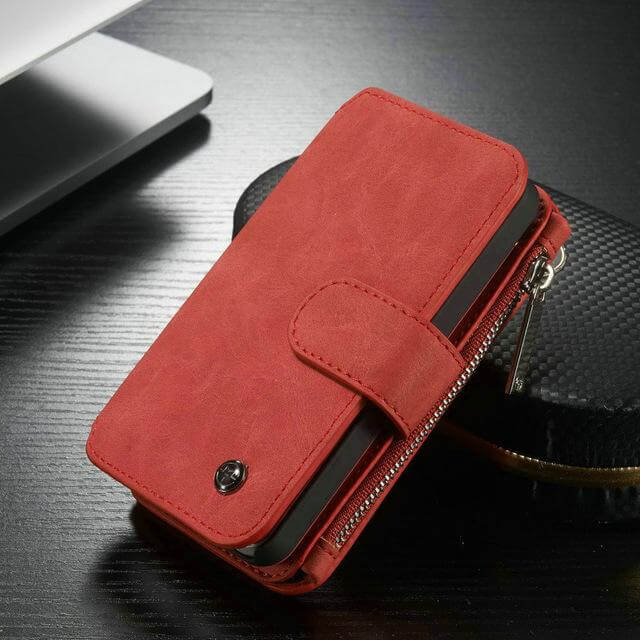 Luxury Magnetic Leather Case for iPhone Models