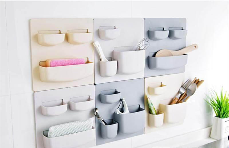 Home Storage Wall Suction Storage Rack