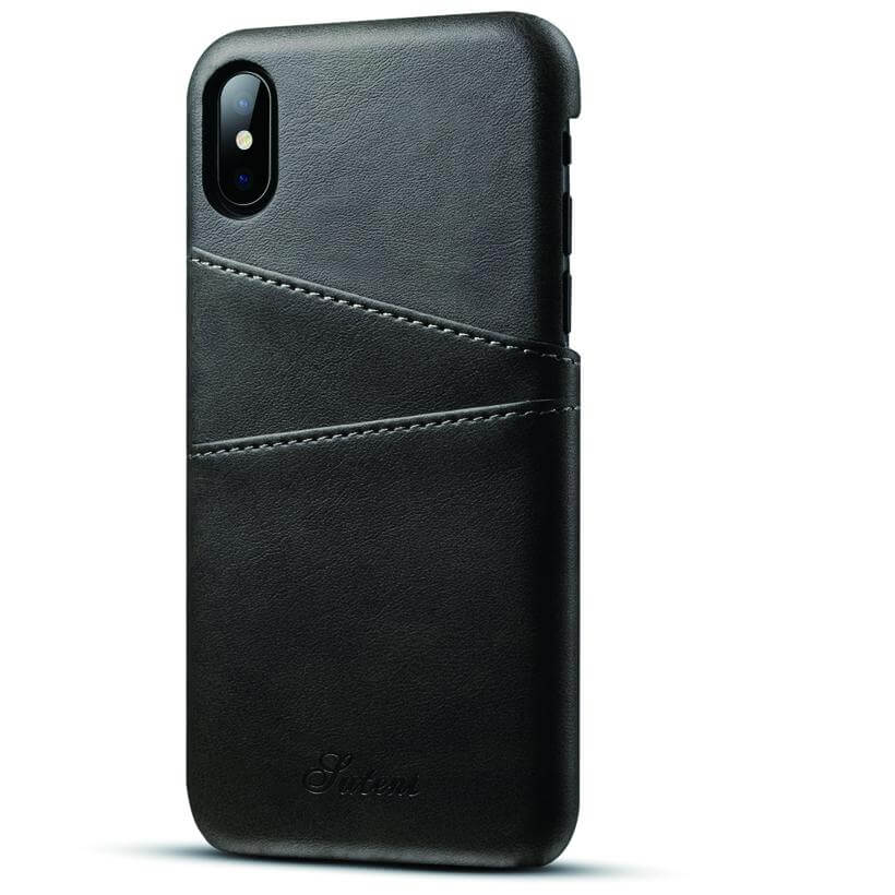 Luxury Leather Wallet Case For Iphone X