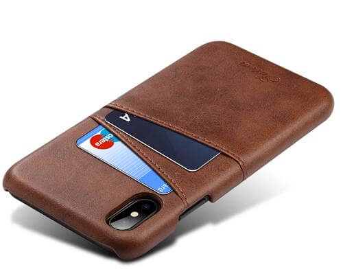 Luxury Leather Wallet Case For Iphone X