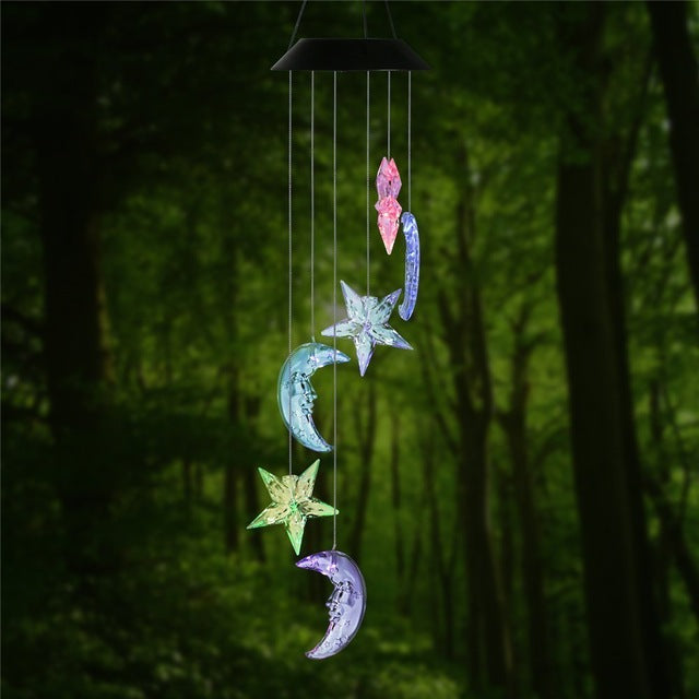 Outdoor LED Solar Hummingbirds DrangFly Lamp