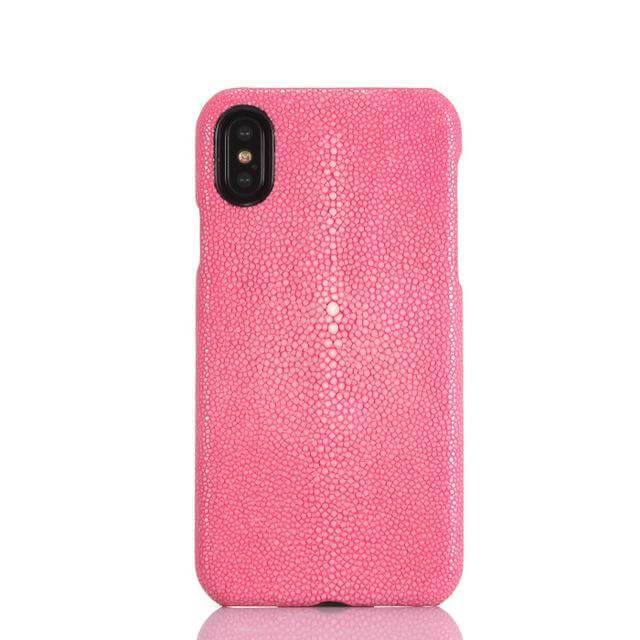 Luxury Fish Skin Leather For iPhone Cases