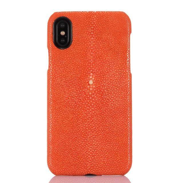 Luxury Fish Skin Leather For iPhone Cases