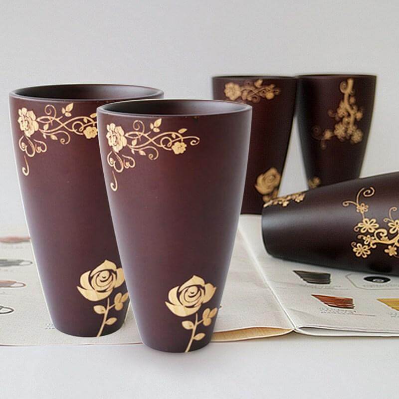 Natural Wooden Japanese Cup