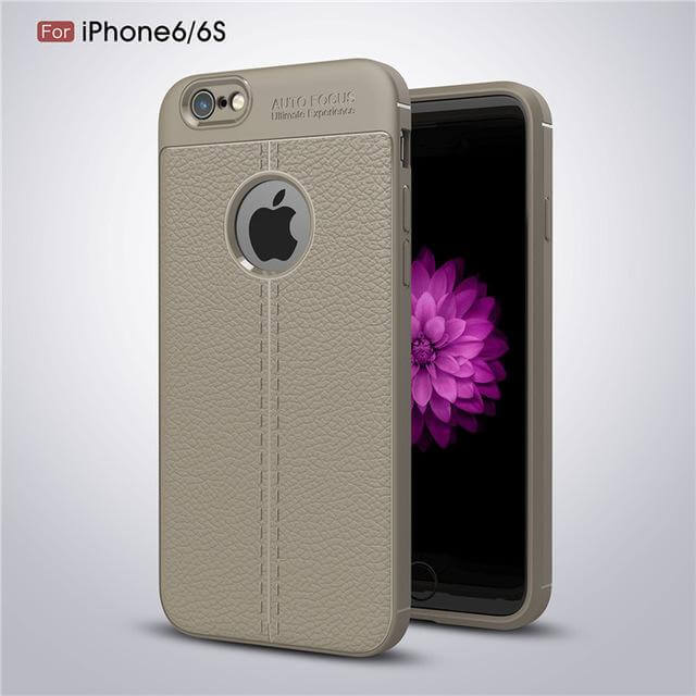 Shockproof Amor Matte Carbon Fiber Cover for iPhone Models