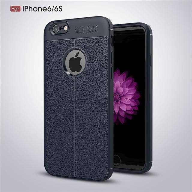 Shockproof Amor Matte Carbon Fiber Cover for iPhone Models