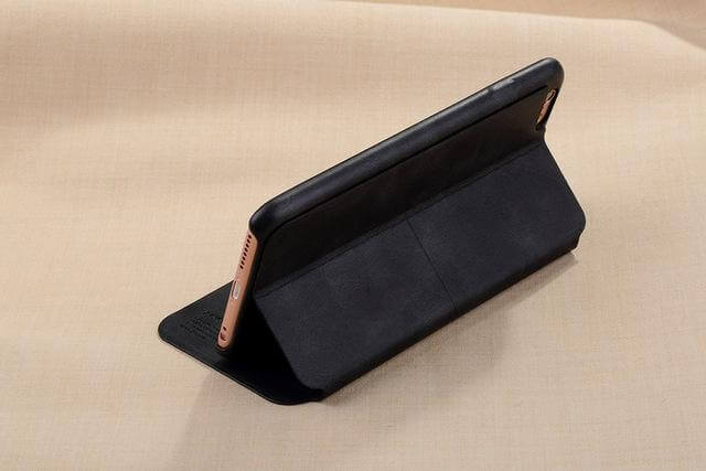X-Level Luxury Cowboy Ultra Thin Nostalgia Leather Flip Phone Case For iphone Models