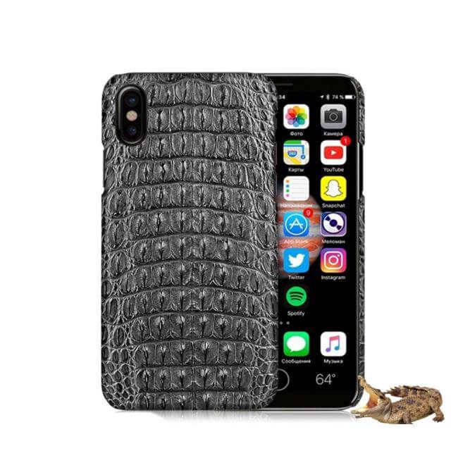 Super Luxury Genuine Crocodile Skin Leather Case For iPhone X - UTILITY5STORE