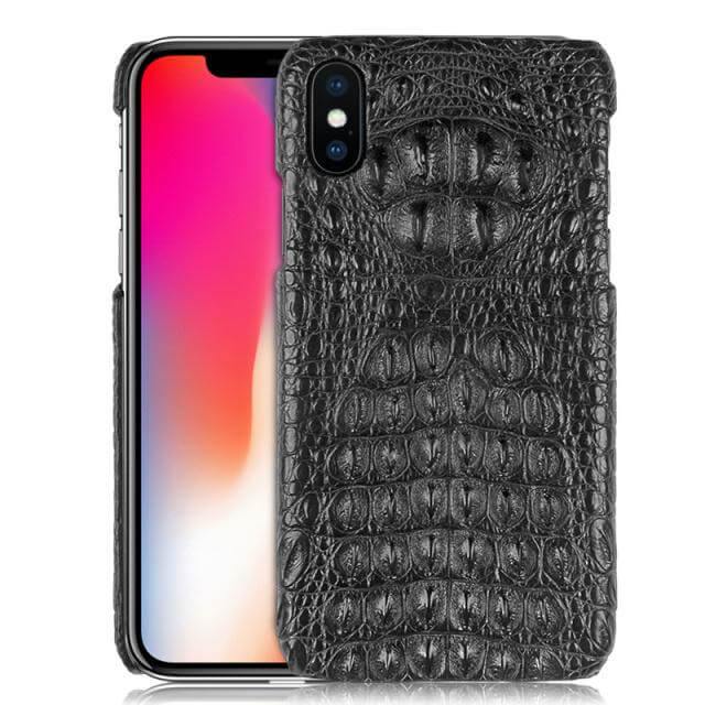 Super Luxury Genuine Crocodile Skin Leather Case For iPhone X - UTILITY5STORE