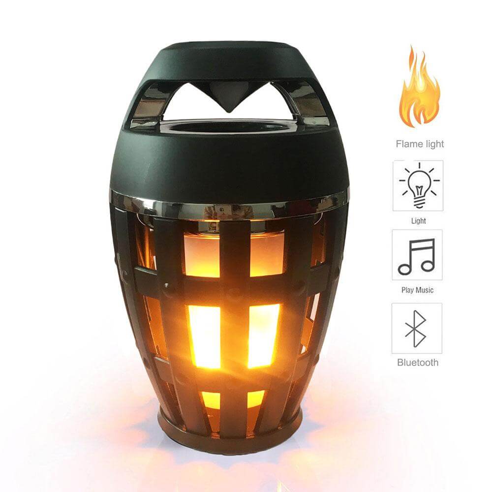 Flame Atmosphere Lamp Light with Bluetooth Speaker