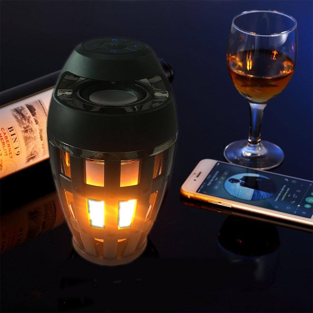 Flame Atmosphere Lamp Light with Bluetooth Speaker