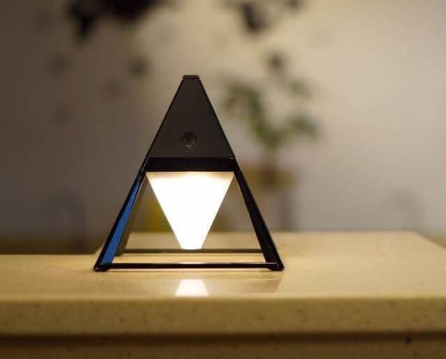 Pyramid Modern Touch Bedroom Lamp Decor