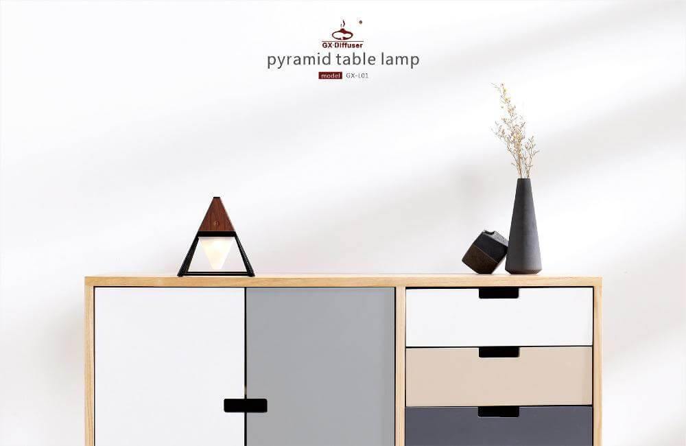 Pyramid Modern Touch Bedroom Lamp Decor