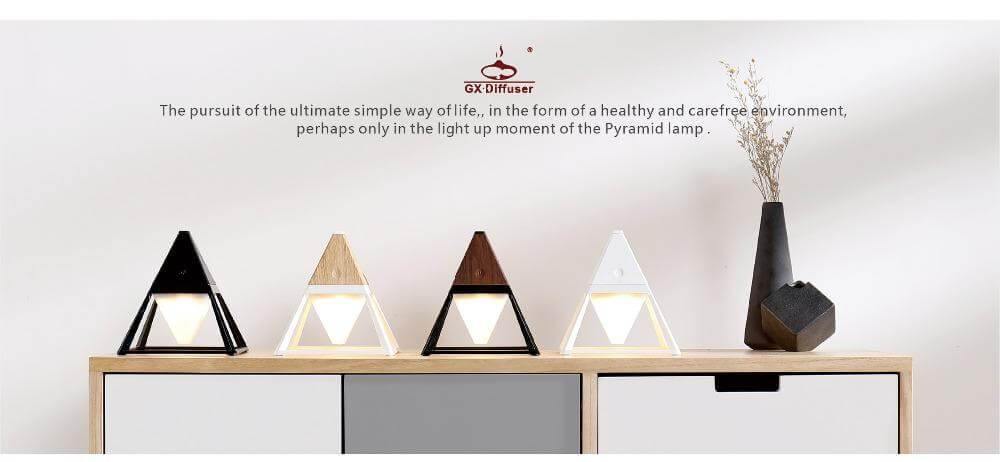 Pyramid Modern Touch Bedroom Lamp Decor