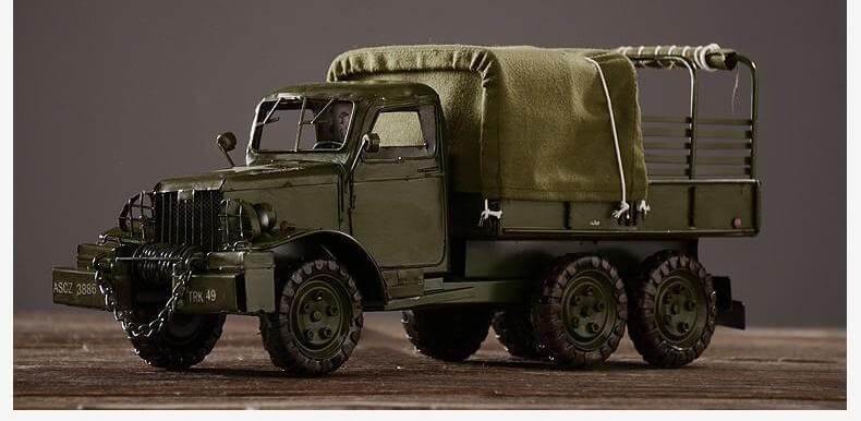 Pure Handmade Vintage WW2 Retro Military Truck