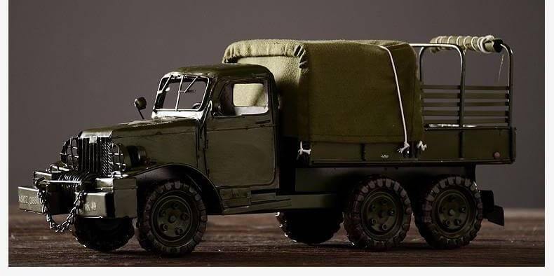 Pure Handmade Vintage WW2 Retro Military Truck