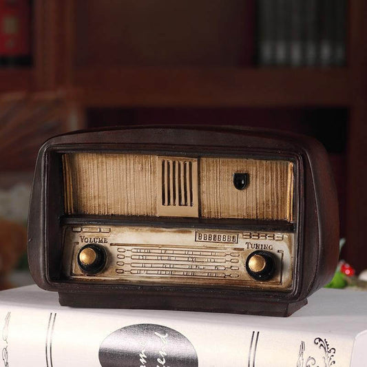 Europe style Retro Resin Radio Model Nostalgic Decor