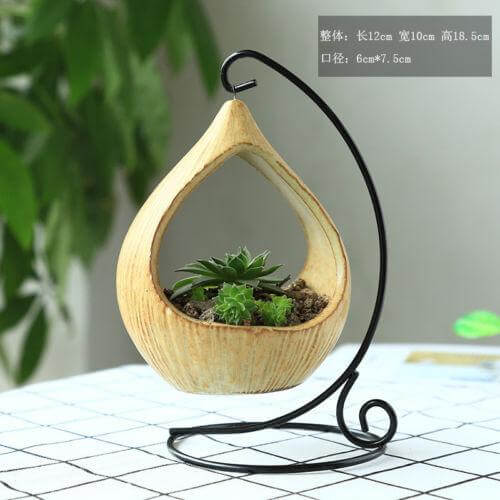 Flower Hanging Triangle Vase Container Pot - UTILITY5STORE