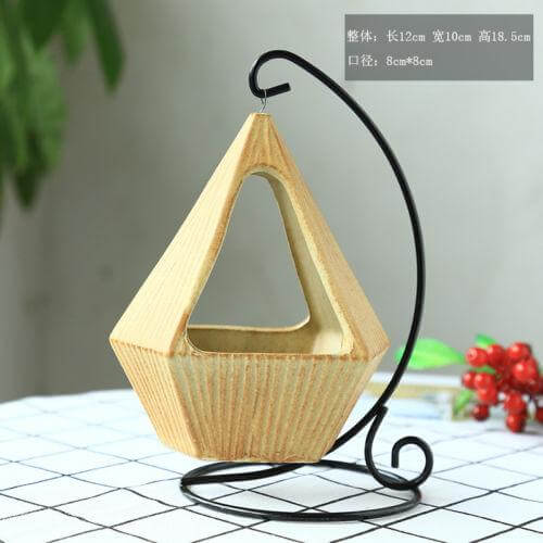 Flower Hanging Triangle Vase Container Pot - UTILITY5STORE