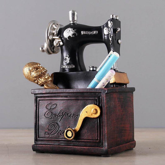 Vintage Sewing Machine Decoration