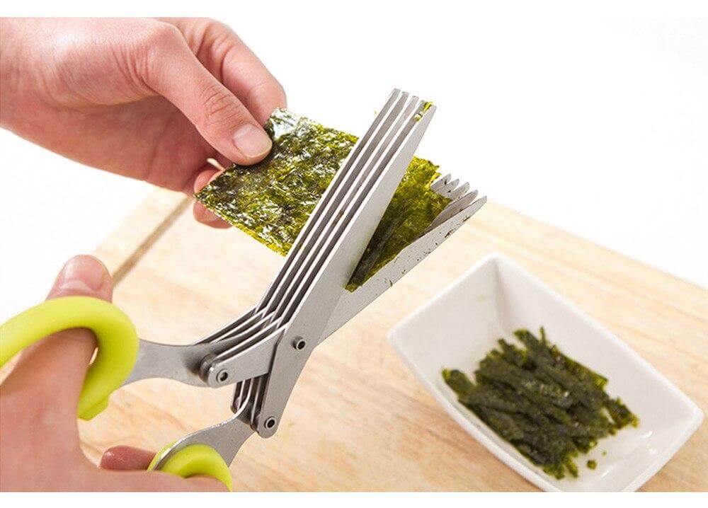 5 Layers Stainless Steel Multifunctional Kitchen Scissors