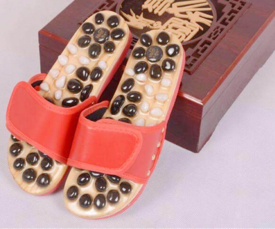 Goose Egg Stone Acupuncture Foot massage Slippers