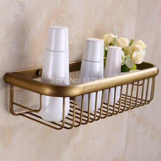 Vintage Retro Antique Wall Bathroom Kitchen Basket