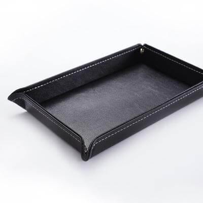 Japan Style Multi-Use Leather Storage Trays