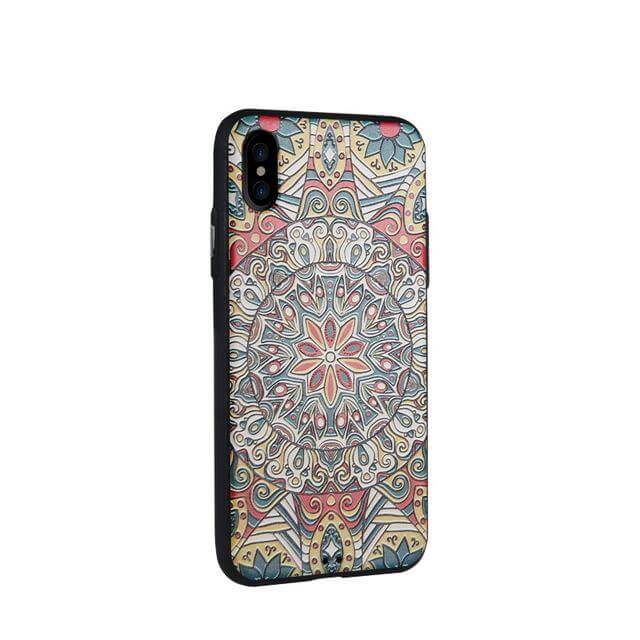 High Quality 3D Relief Print Soft Iphone X Case