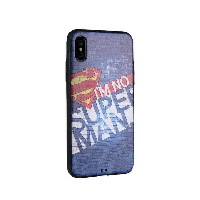 High Quality 3D Relief Print Soft Iphone X Case