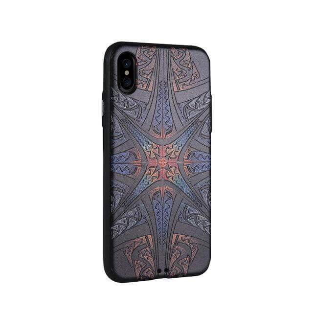 High Quality 3D Relief Print Soft Iphone X Case