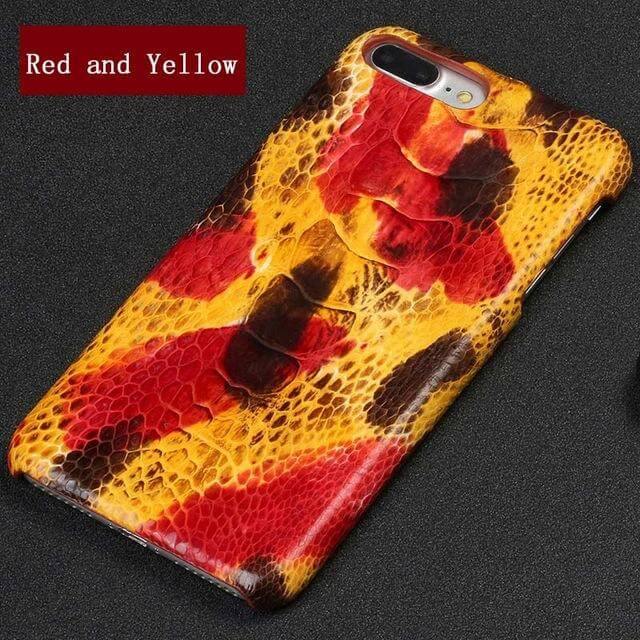 Luxury Natural Ostrich Foot Skin Iphone Cases