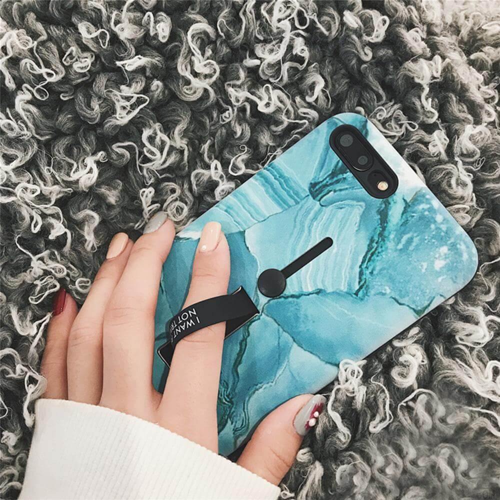 Marble Pattern Soft Silicon Iphone Case