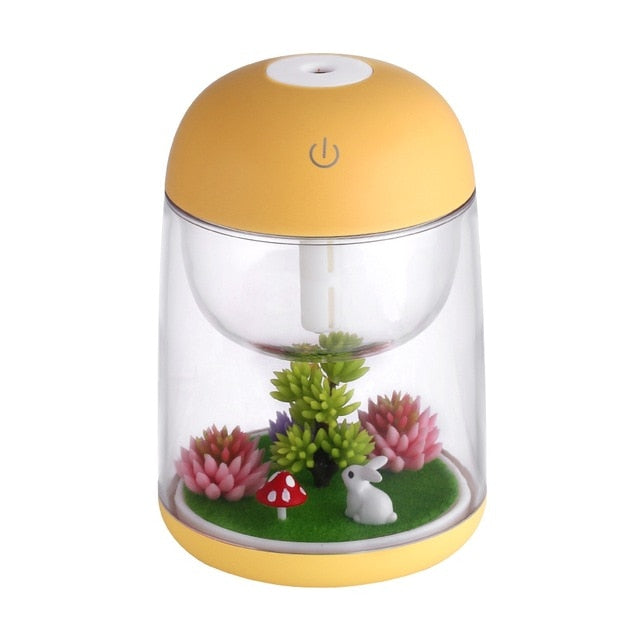 Mini LED Mist Forest Transparent Humidifier