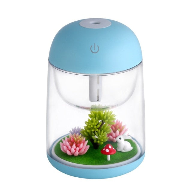 Mini LED Mist Forest Transparent Humidifier