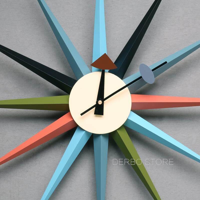 Modern Design Starburst Shape Wall Clock - UTILITY5STORE