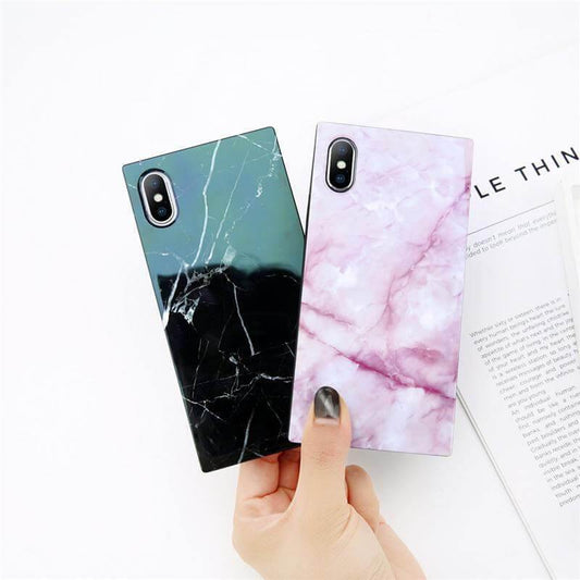 Shiny Marble Texture Granite Iphone Cases