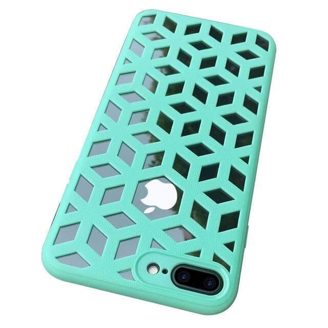 Soft Leather Hollow Shell For iPhone Models